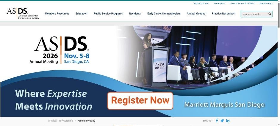 ASDS Annual Meeting 2026 — San Diego